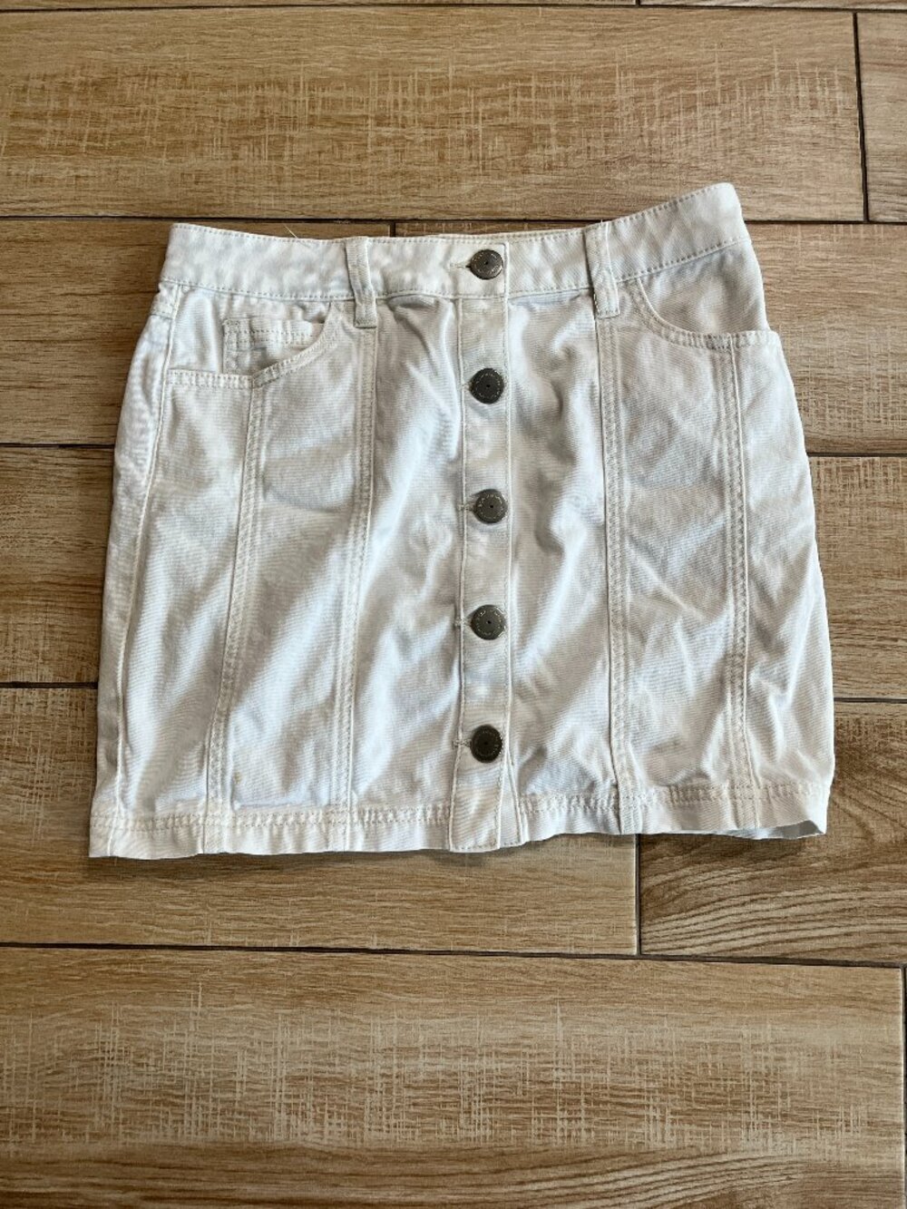 Womens BCBGeneration White Mini Skirt - 4